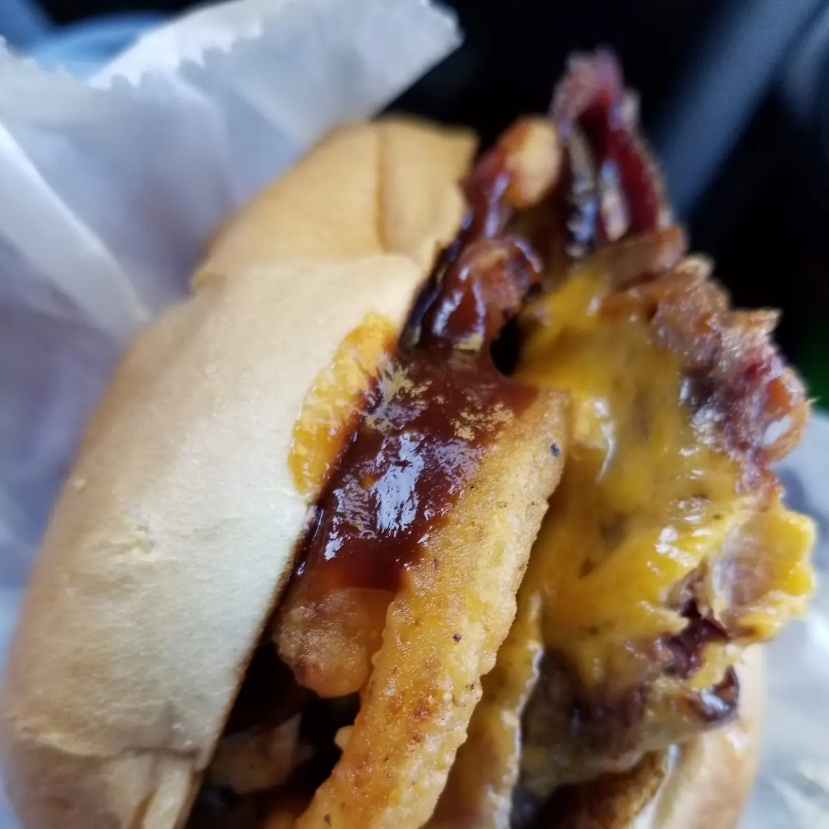 Quarter Pound Chopped Brisket Sandwich