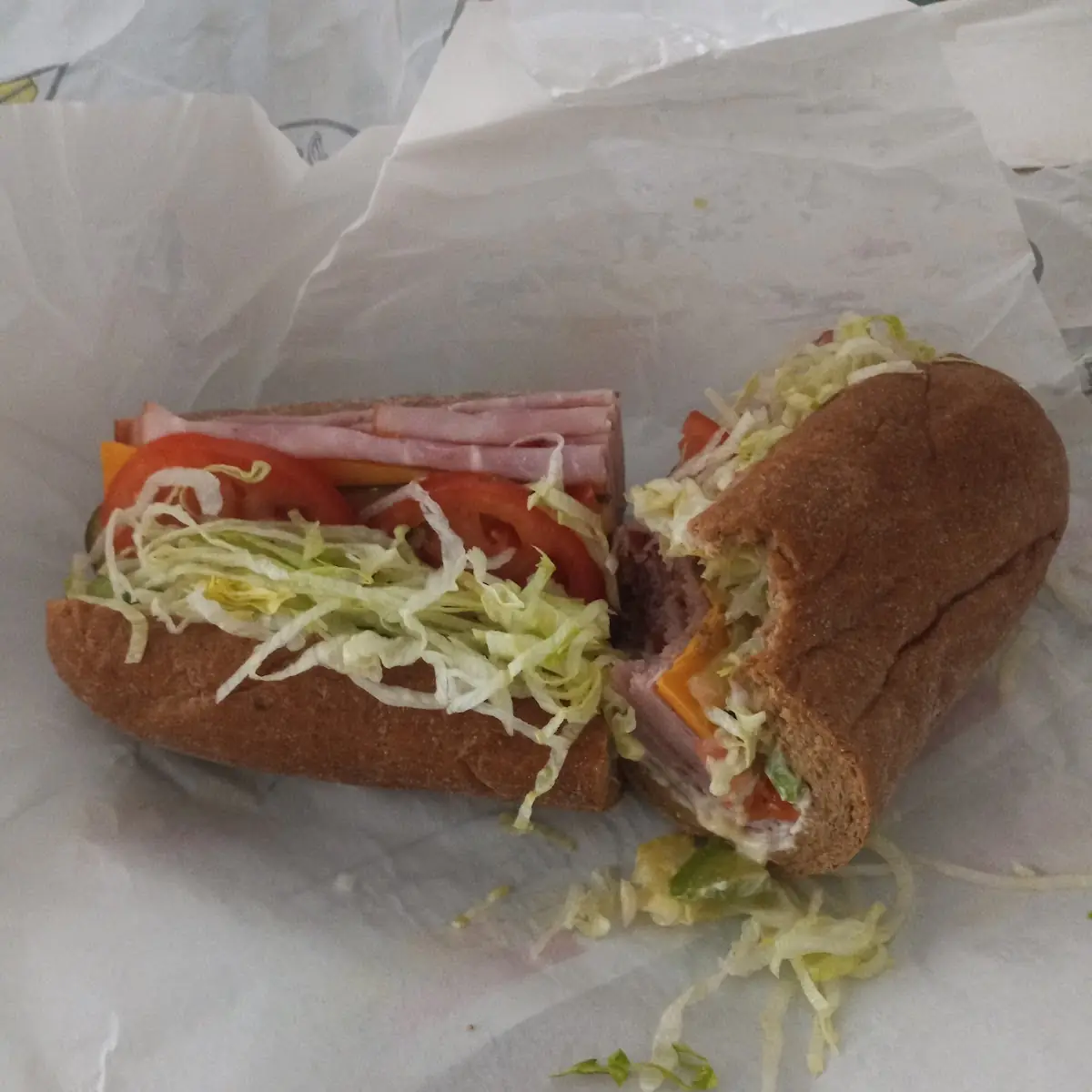 Ham and Cheese Sandwich