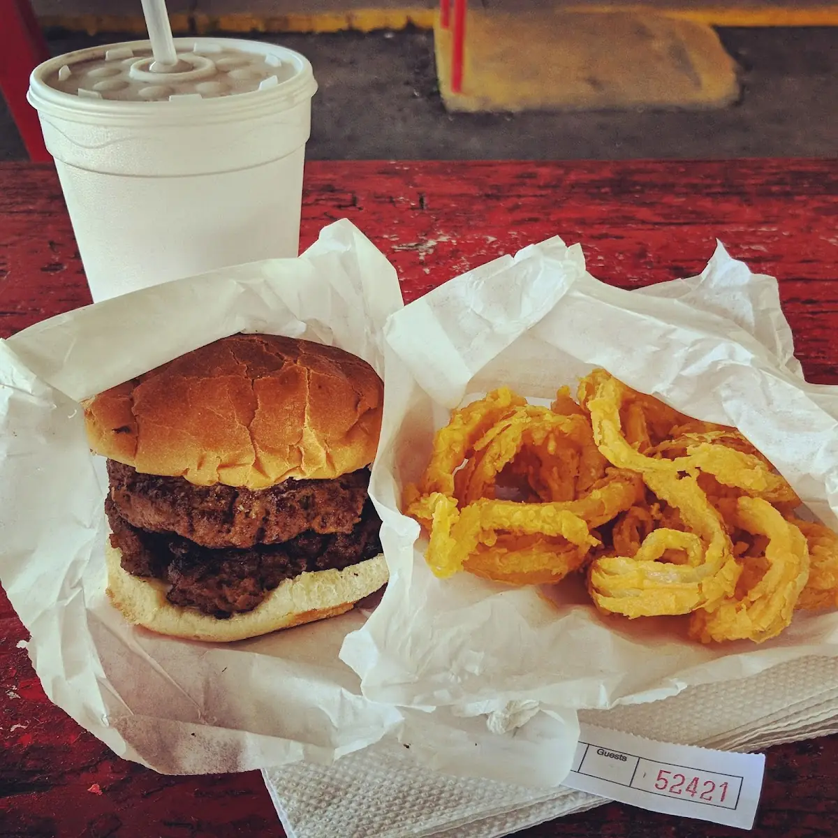 Double Bacon Burger