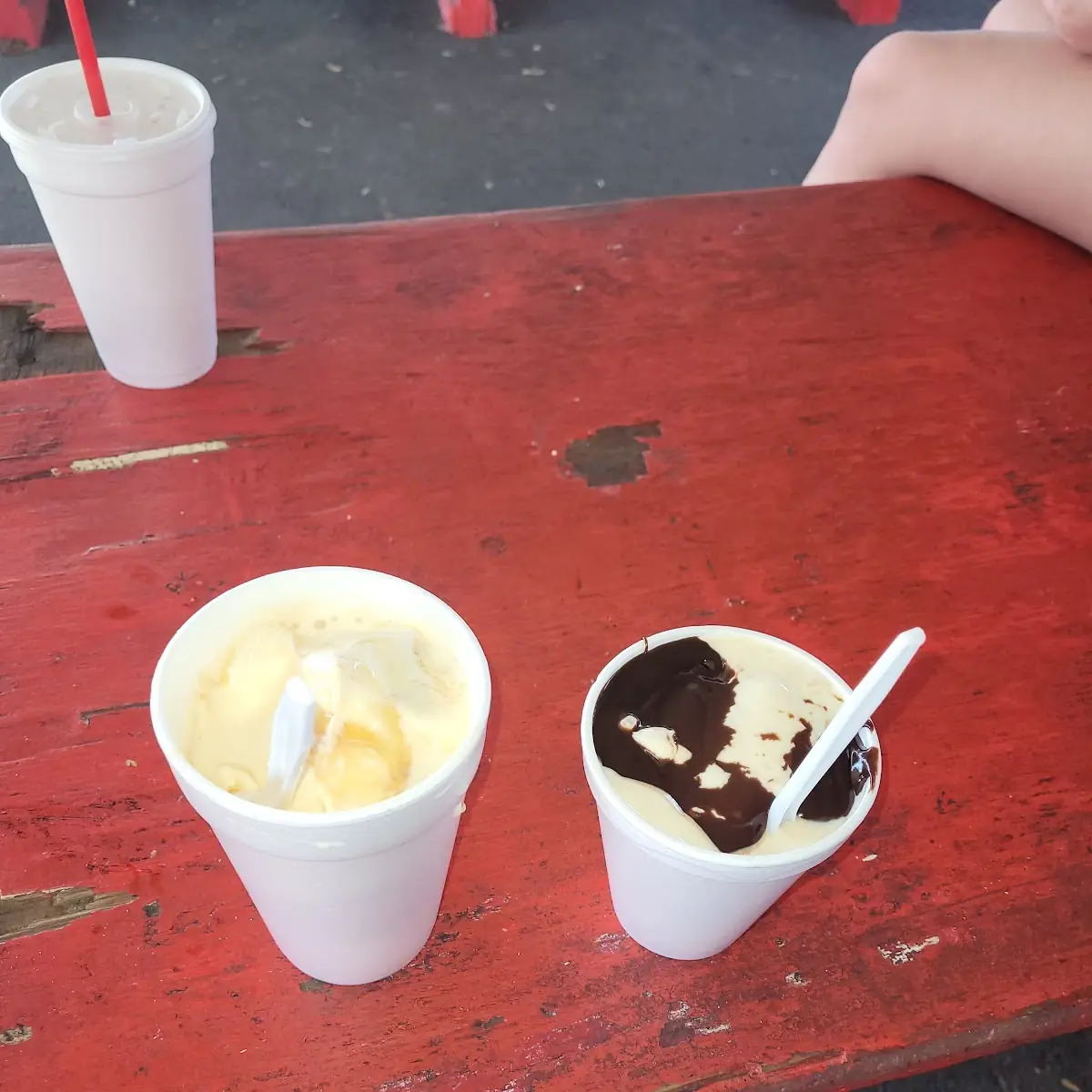 Hot Fudge Sundae and Root Beer Float