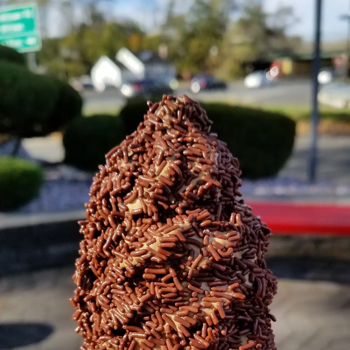Chocolate with Chocolate Sprinkles