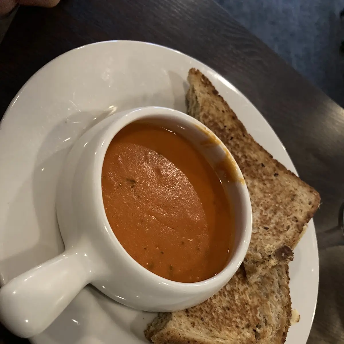 Soup & Grilled Cheese Sandwich