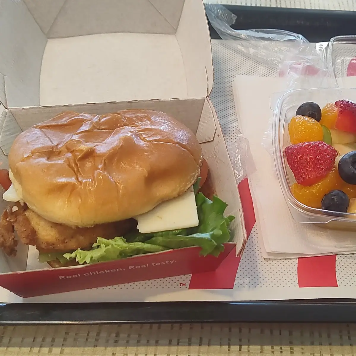 Spicy Chicken Sandwich Deluxe Meal