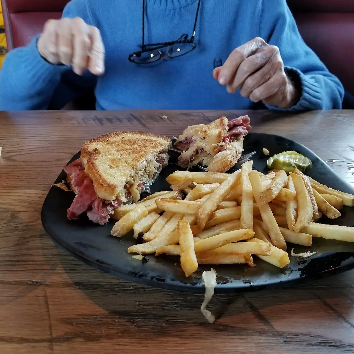 Corned Beef Sandwich with Fries