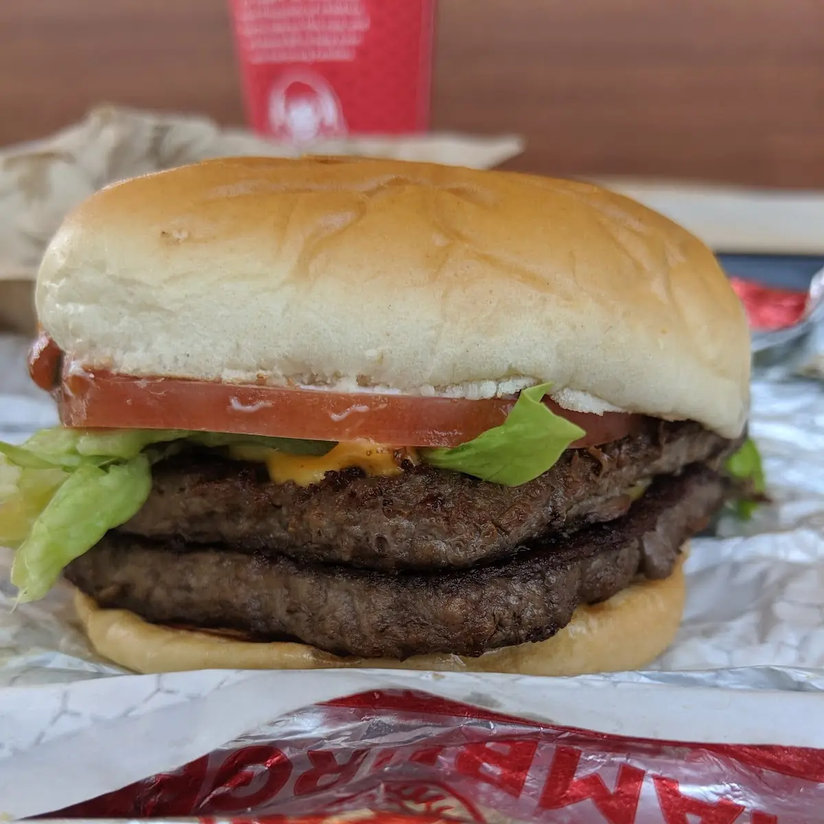 Dave's Double Cheeseburger