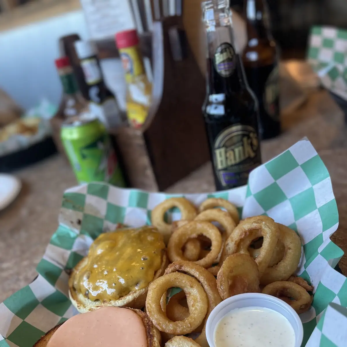 Whiskey Battered Onion Rings
