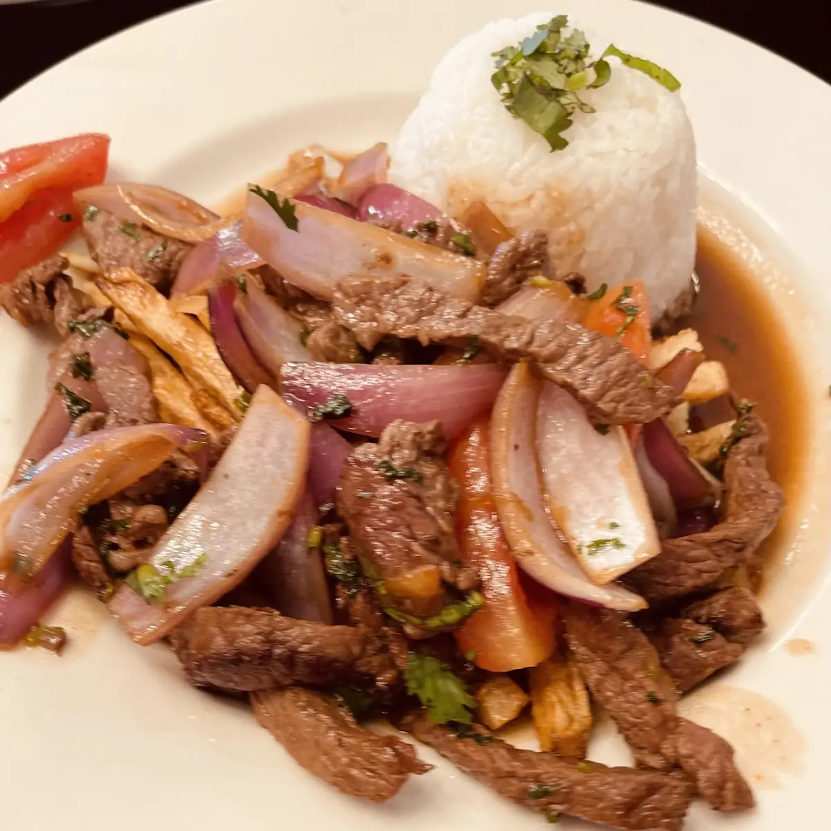 Tallarin Saltado de Pollo