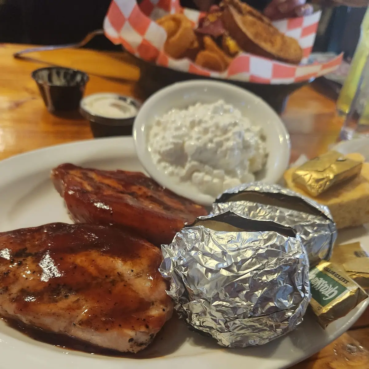 Barbecue Pork Chop Sandwich