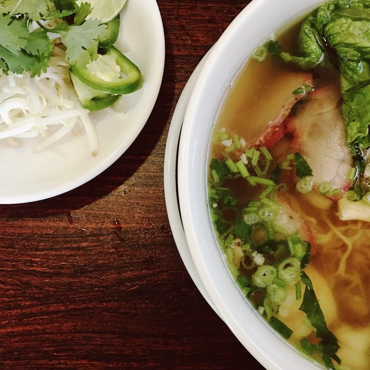 Wonton Egg Noodle Soup
