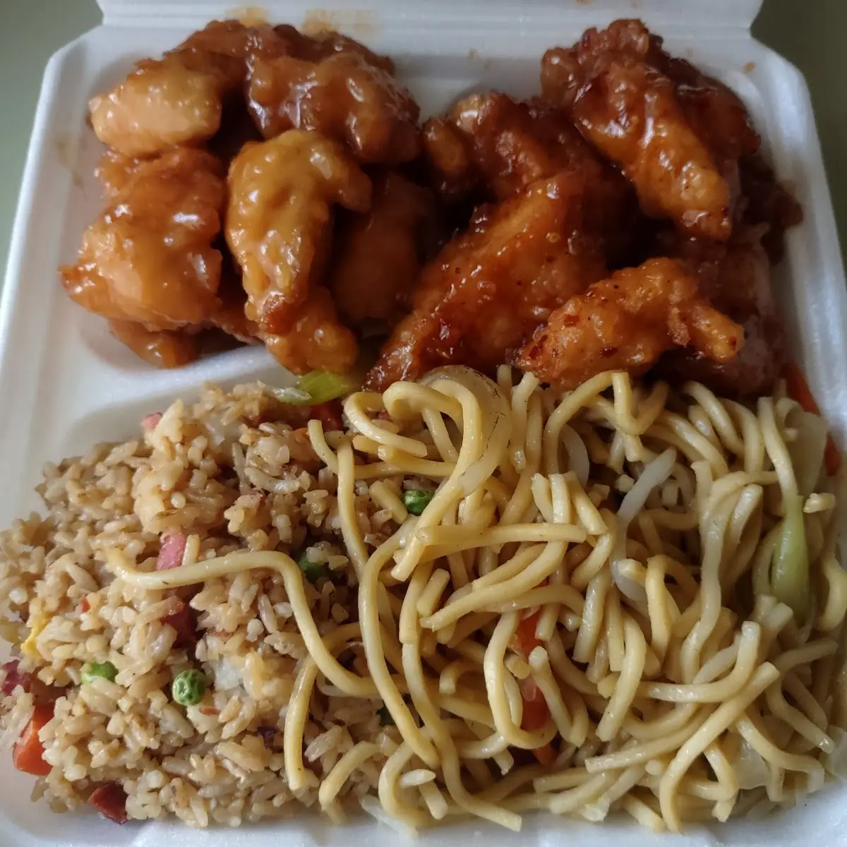 Orange Chicken and Lo Mein