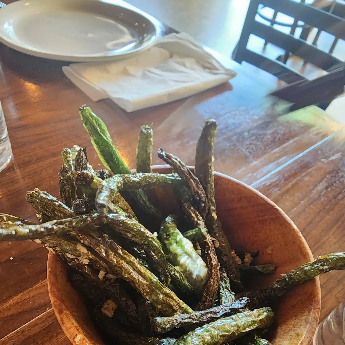 Crispy Garlic Green Beans