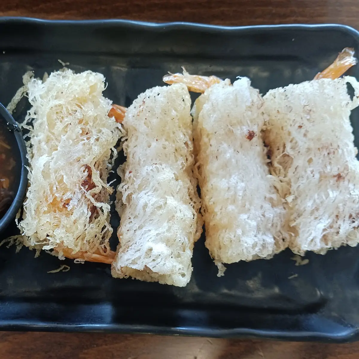 Netted Shrimp Spring Roll