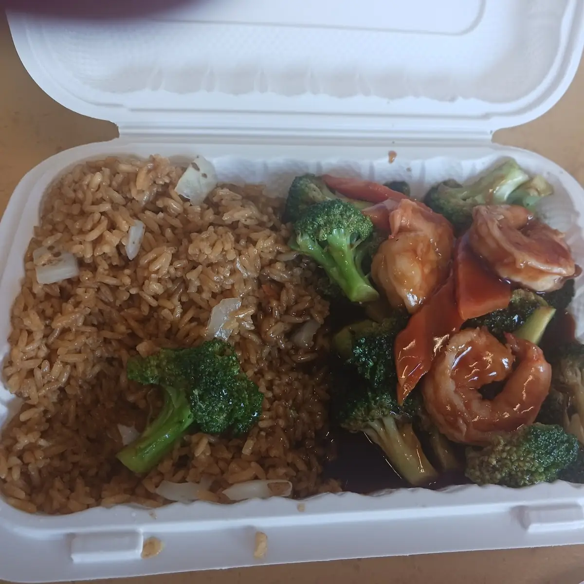 Chicken or Roast Pork with broccoli6 99
