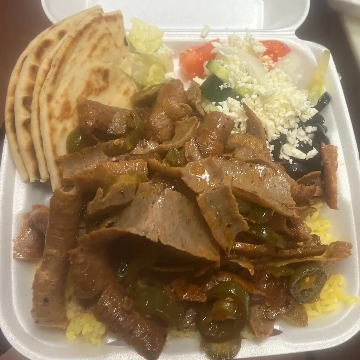 Lamb and Beef Gyro Plate