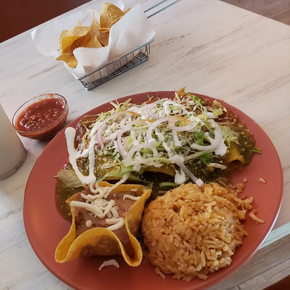 Enchiladas Verdes