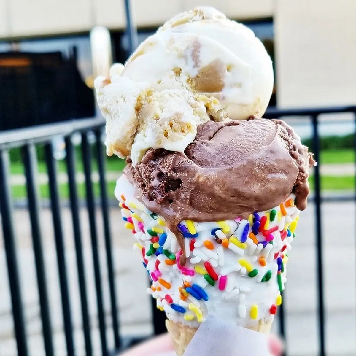 Waffle Cone Sundae