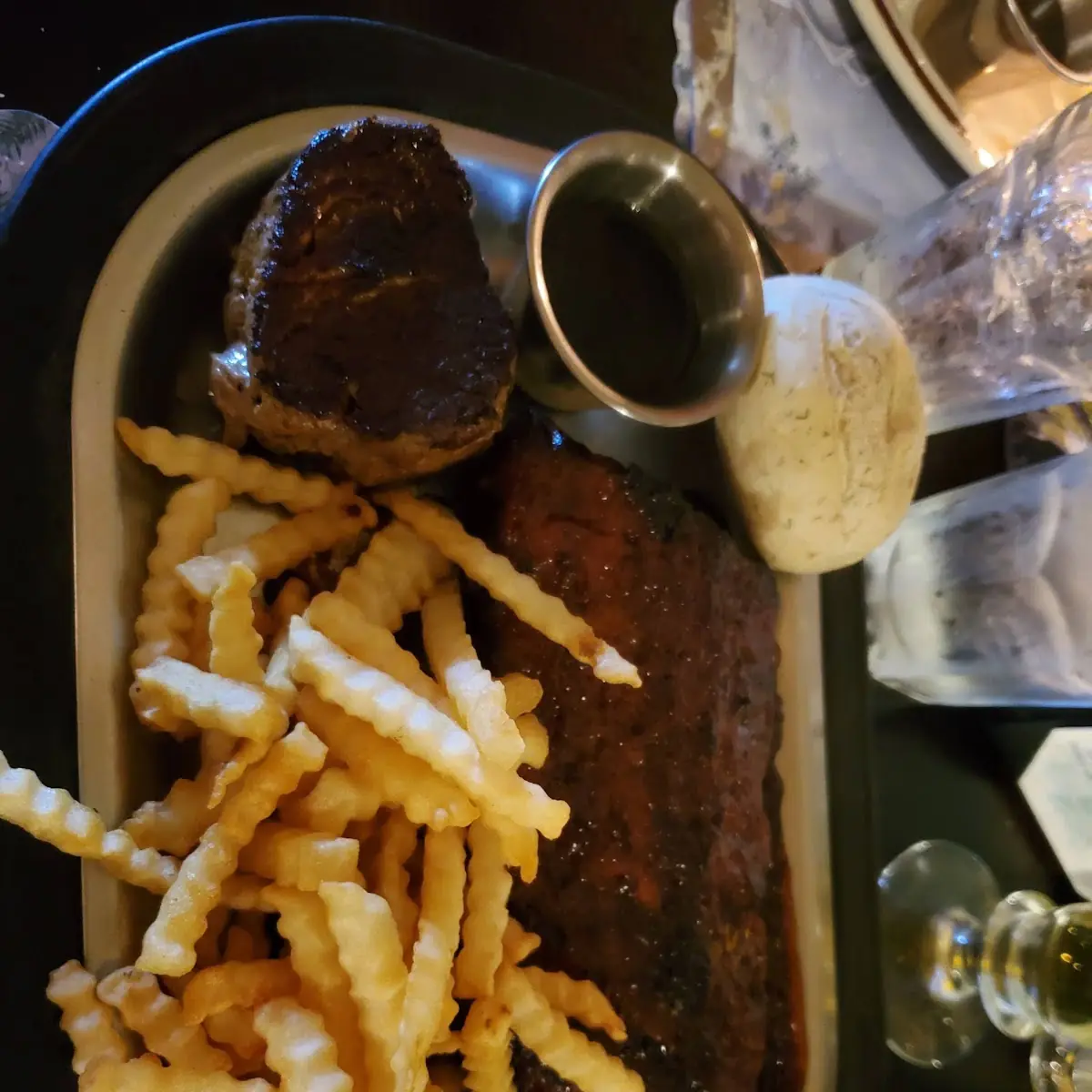 Tenderloin and BBQ Ribs