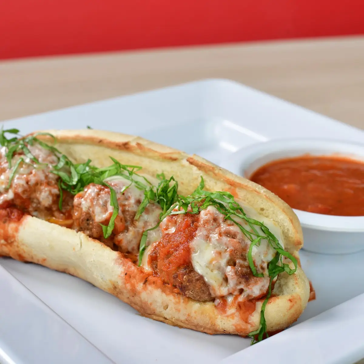 Aunt Pat's Meatball Sandwich