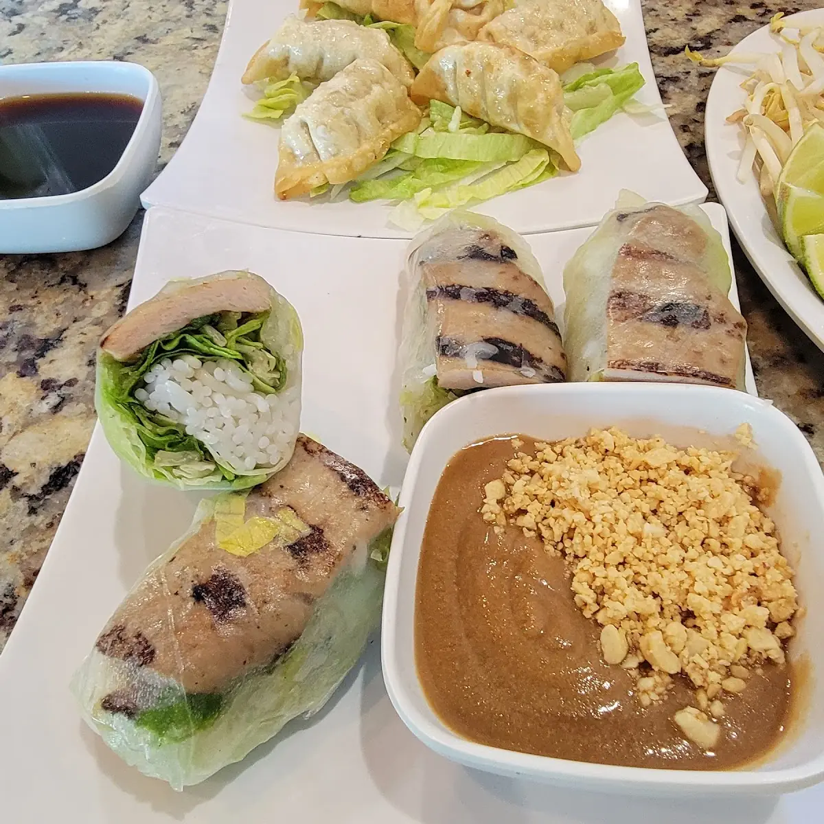 BBQ Pork Spring Rolls
