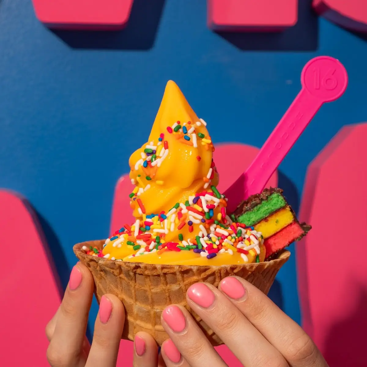 Birthday Cake Frozen Yogurt