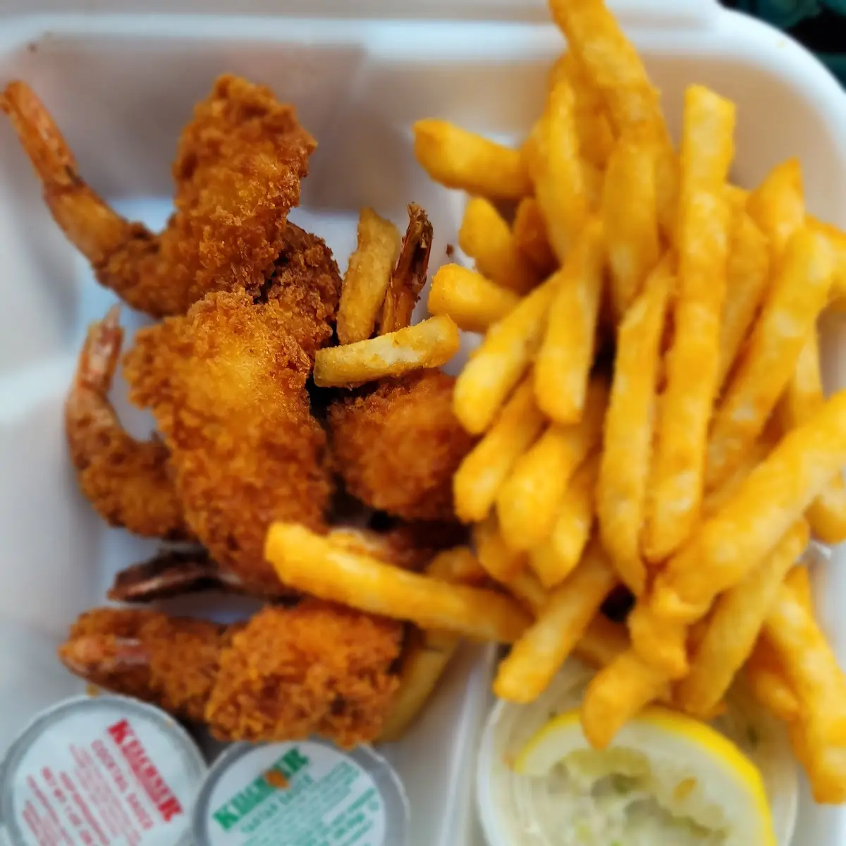 Fried Shrimp with Fries