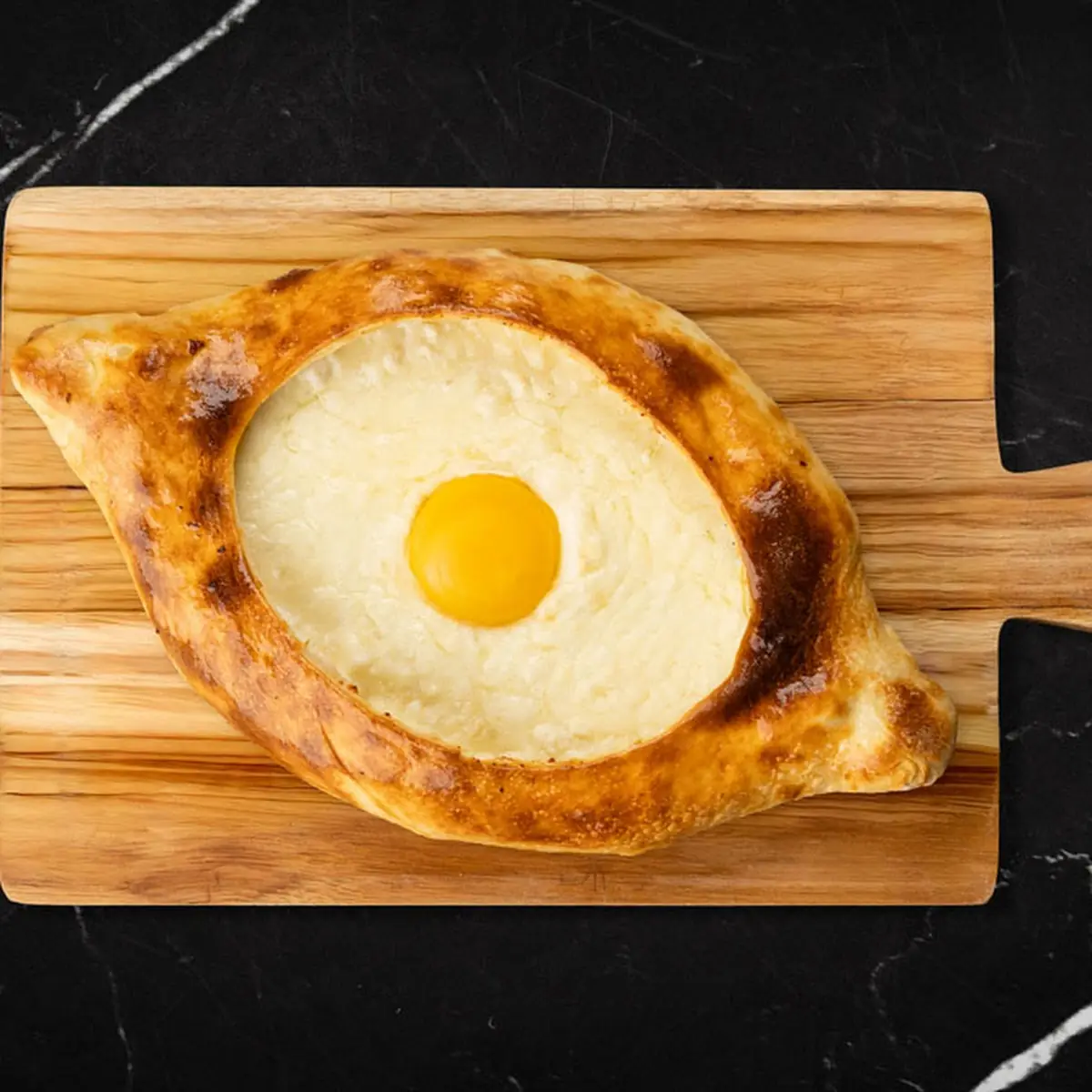 Georgian Cheese Bread with Egg Yolk