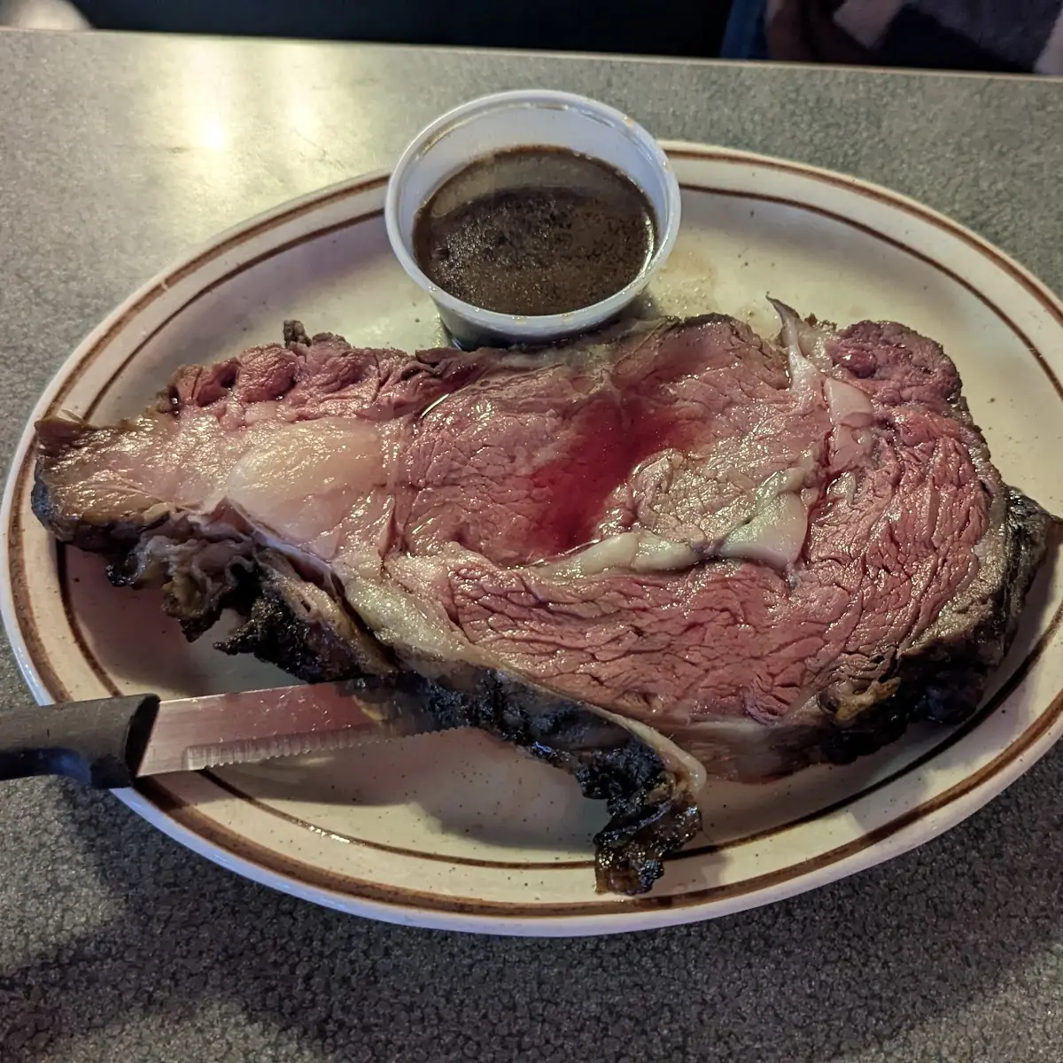 Prime Rib Baked Potato