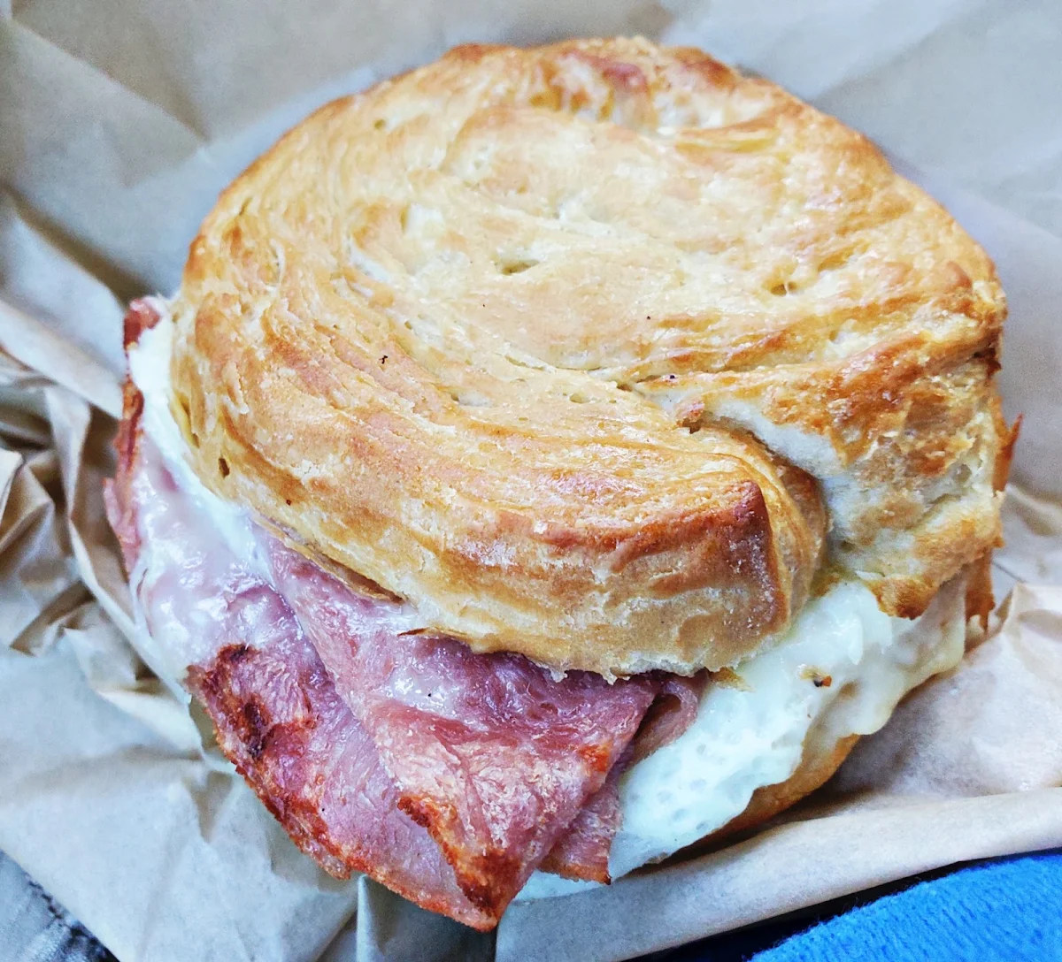 Ham and Swiss Croissant