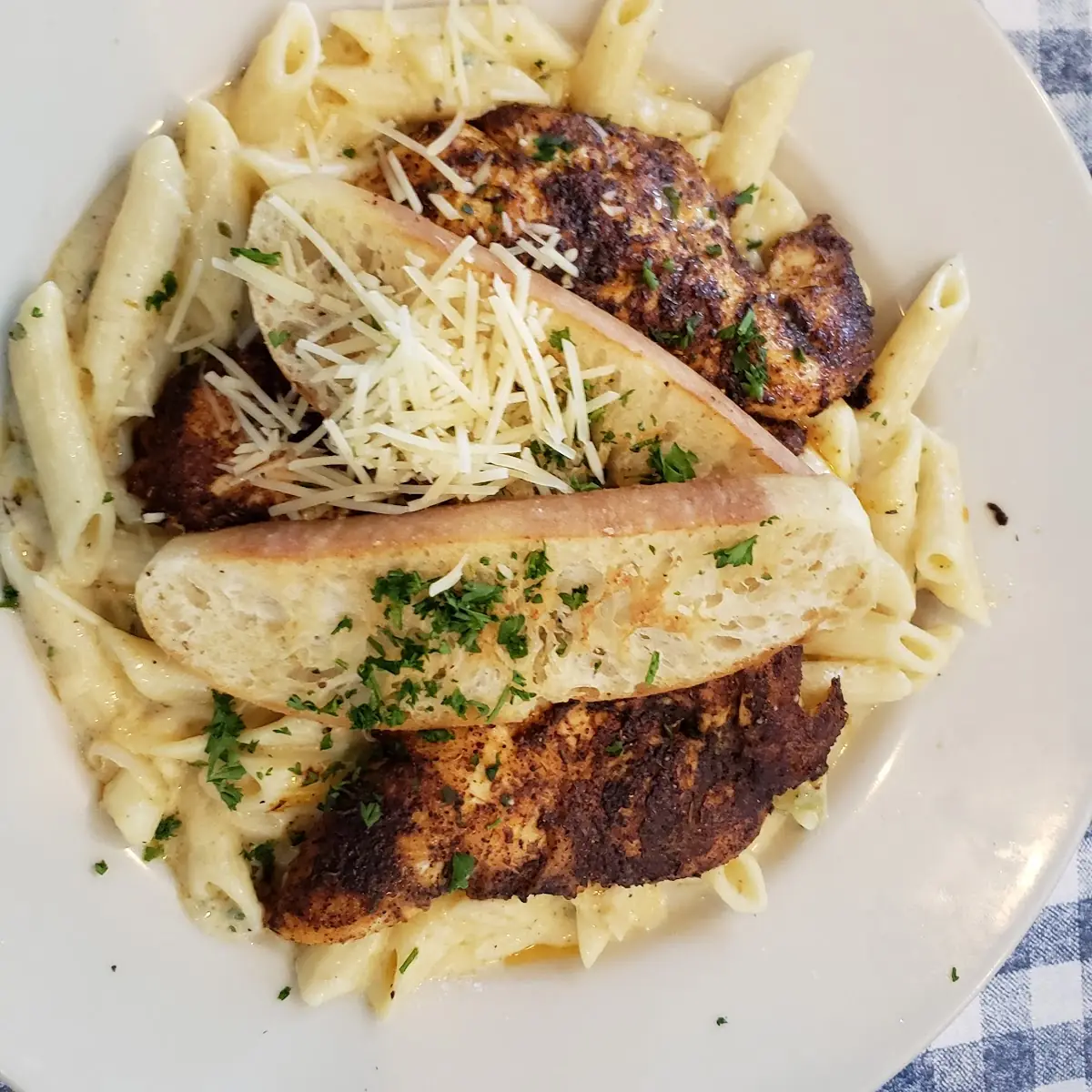 Blackened Chicken Alfredo