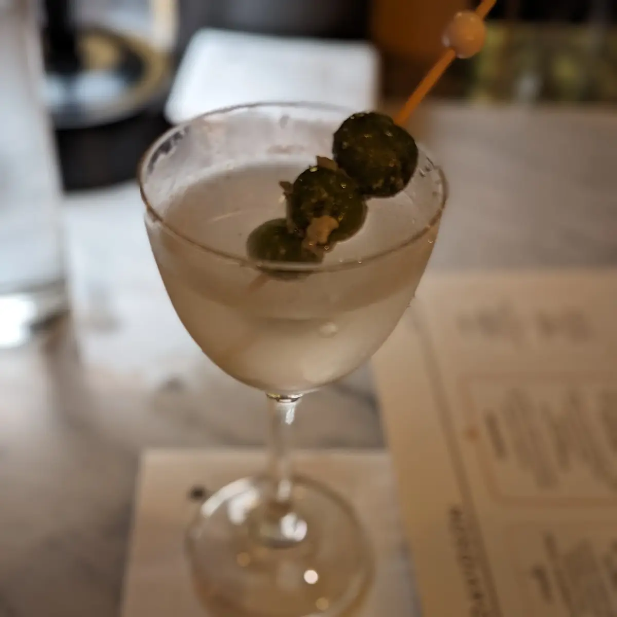 Olive Oil Martini