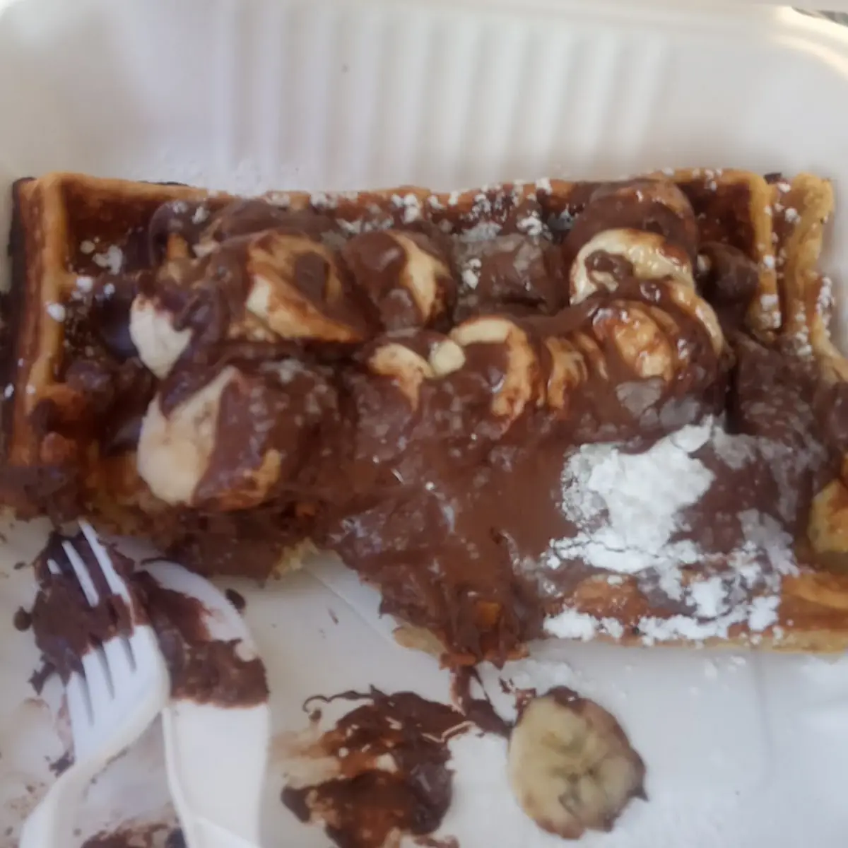 Belgian Waffle with Nutella