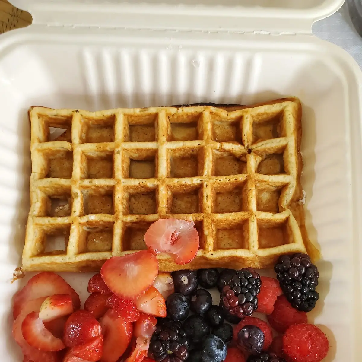 Mixed Berries Waffle