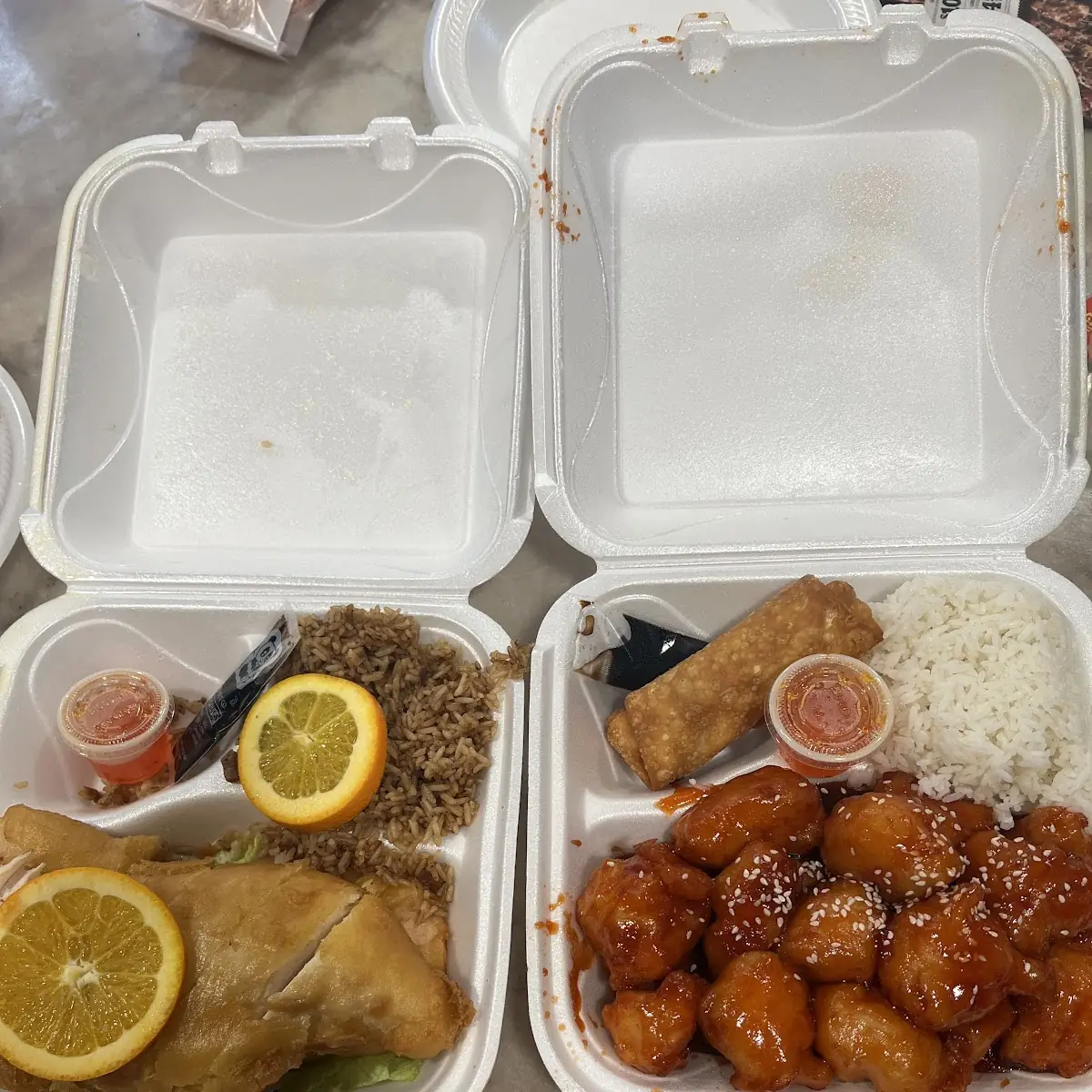 Orange Chicken Sesame Chicken