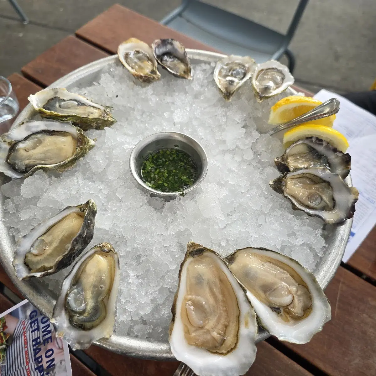 12 Piece Oysters on the Half Shell