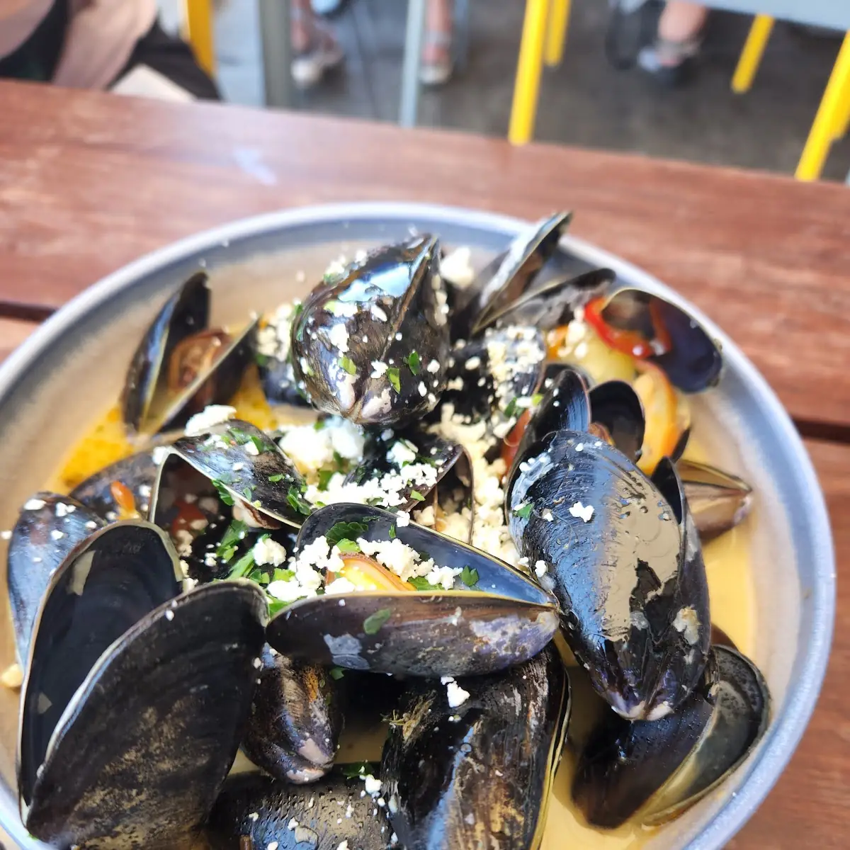Steamed Mussels