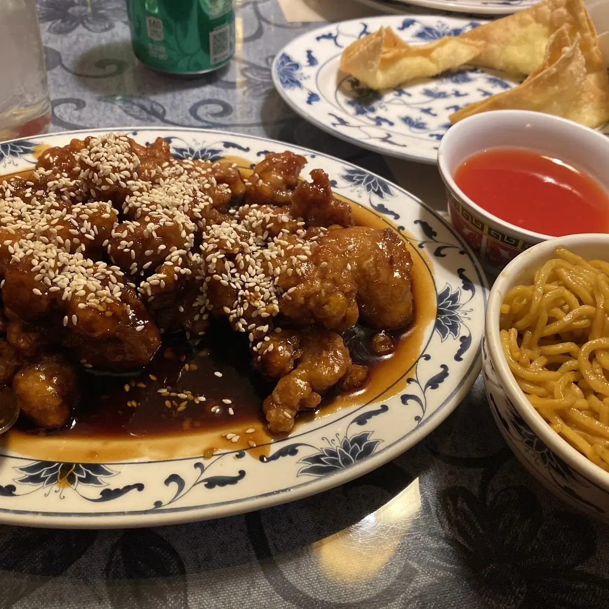 Combination General TSO's Chicken Fried Rice