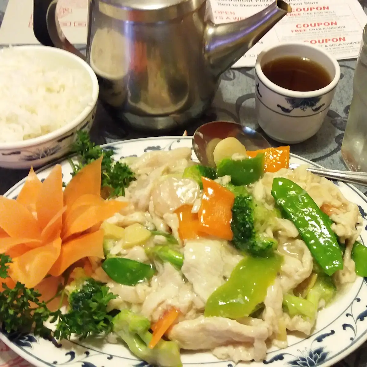 Steamed Chicken w Mixed Vegetable