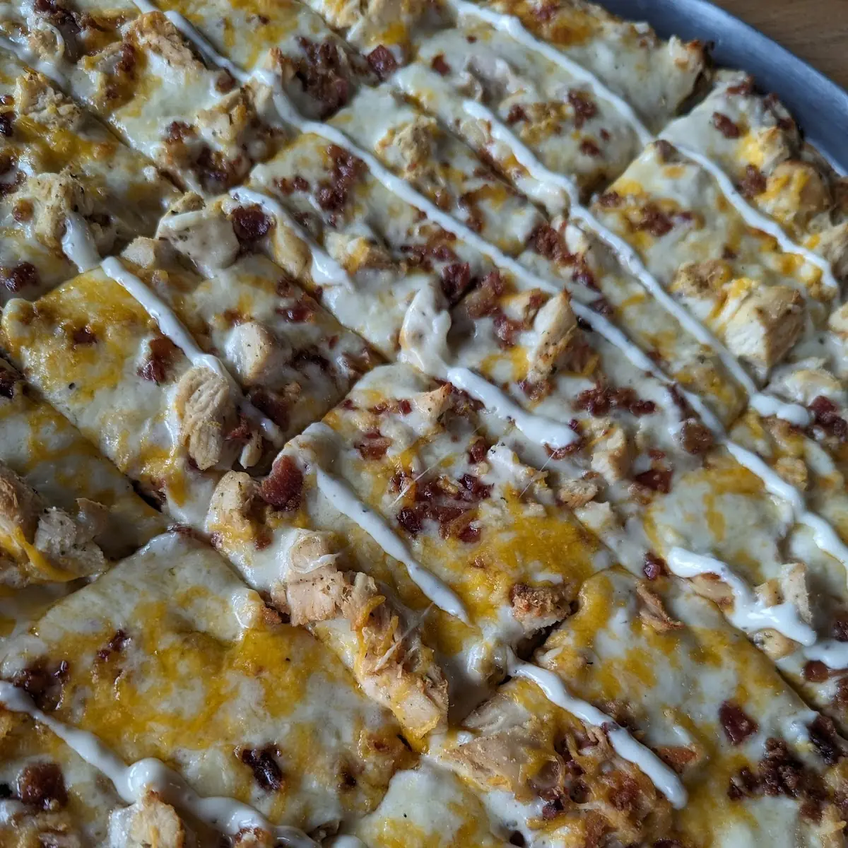 Chicken Bacon Ranch Pizza