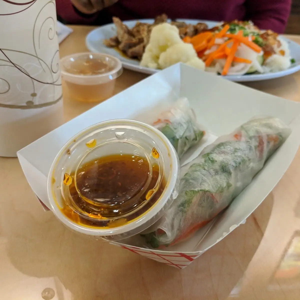 Shrimp Spring Roll with Fish Sauce