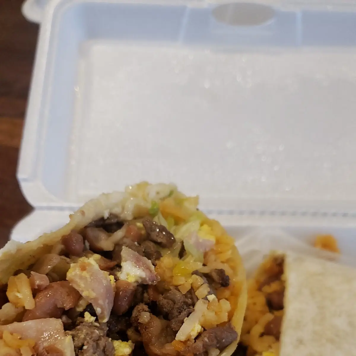 Breakfast Burrito with Steak