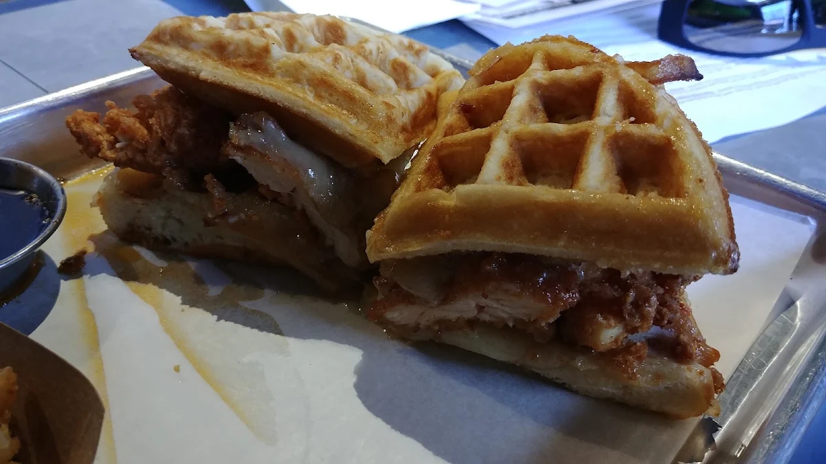 Chicken Waffle Sandwich