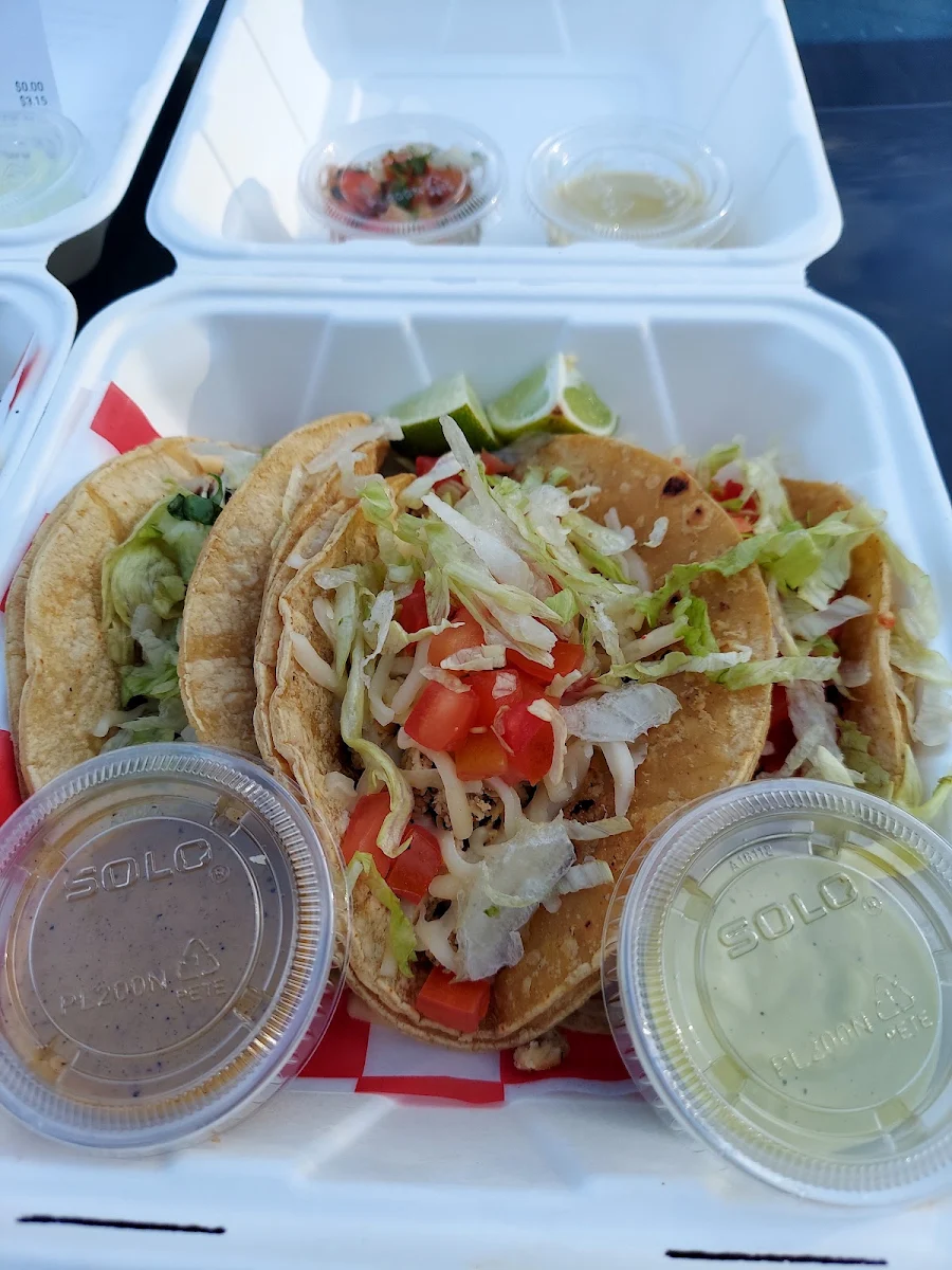 Asada Taco Pollo Taco Carnitas Taco