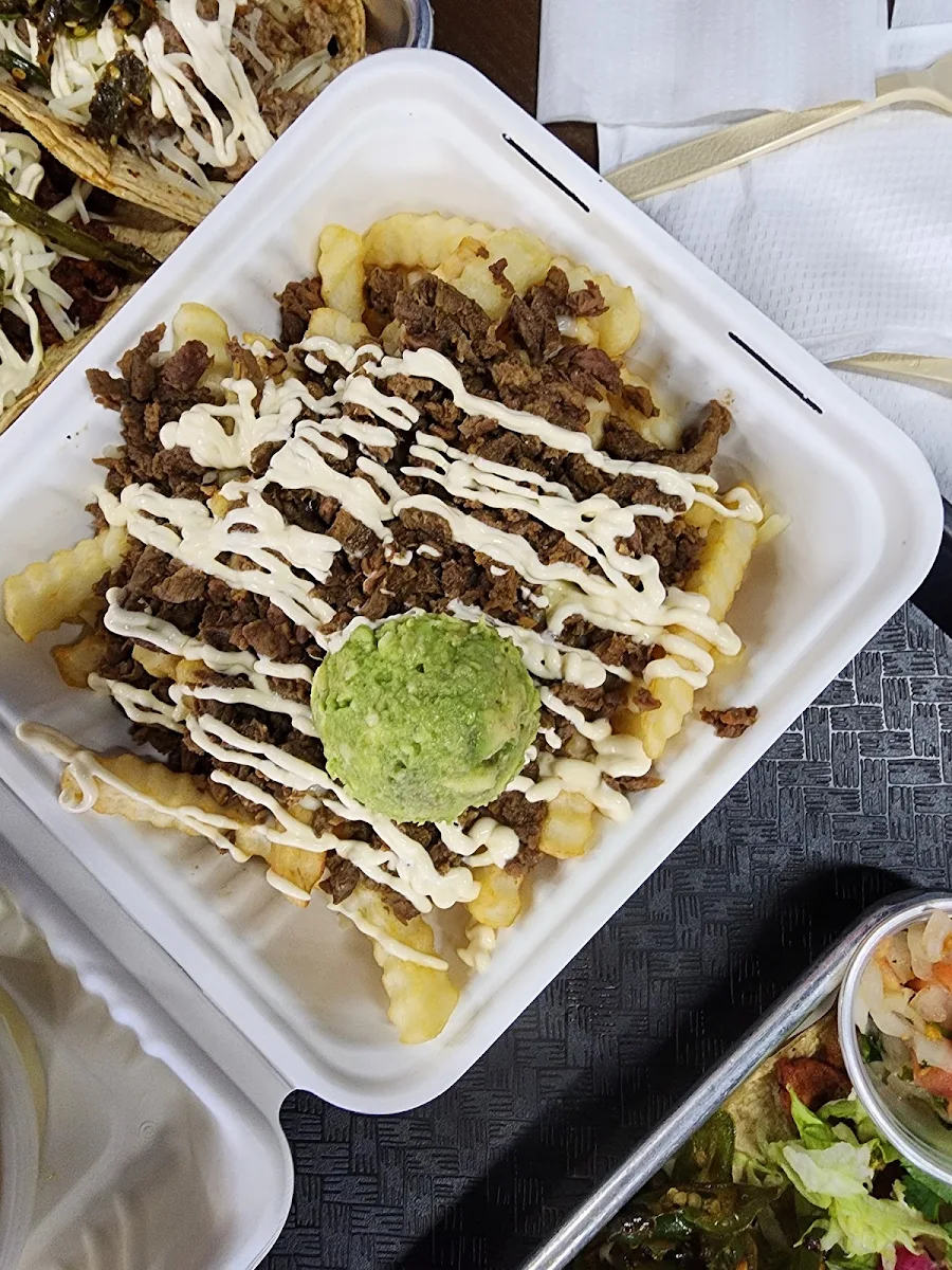 Carne Asada Fries with Cheese