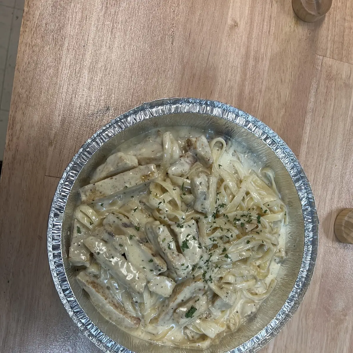 Fettuccine Alfredo with Chicken