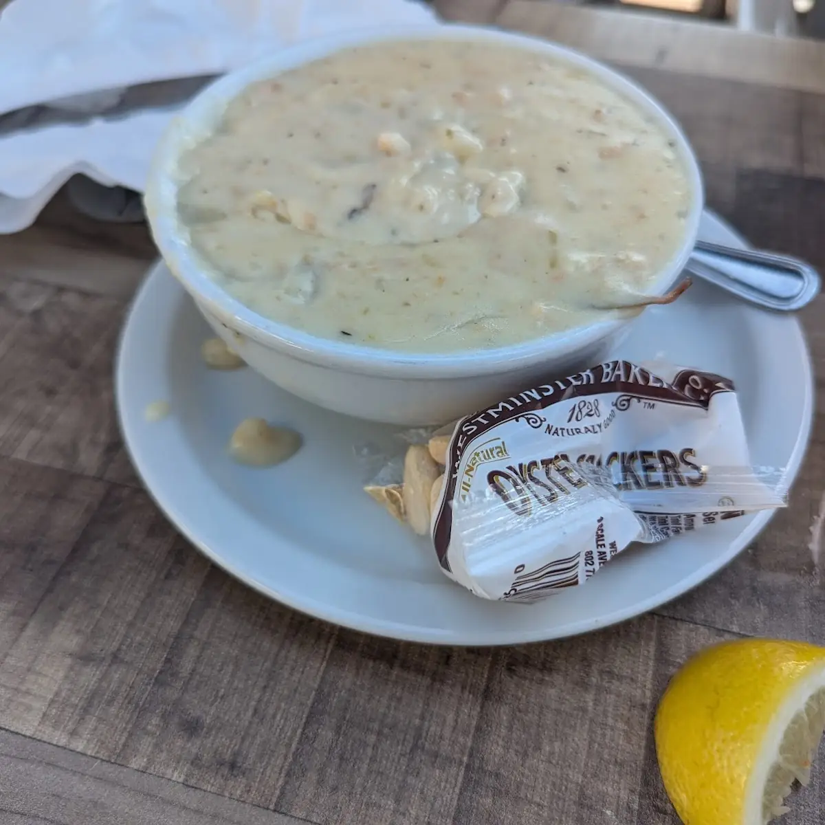 Clam Chowder Bowl & Salad