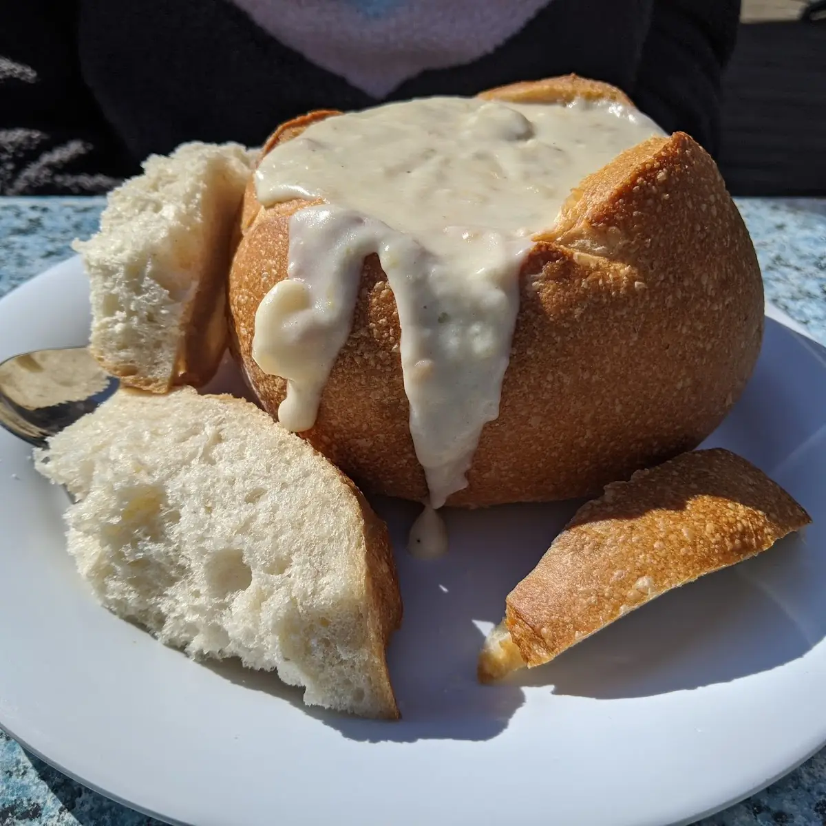 Clam Chowder Sourdough Bread Bowl