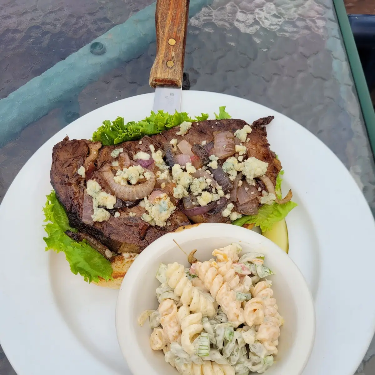 Open Face Prime Rib Sandwich