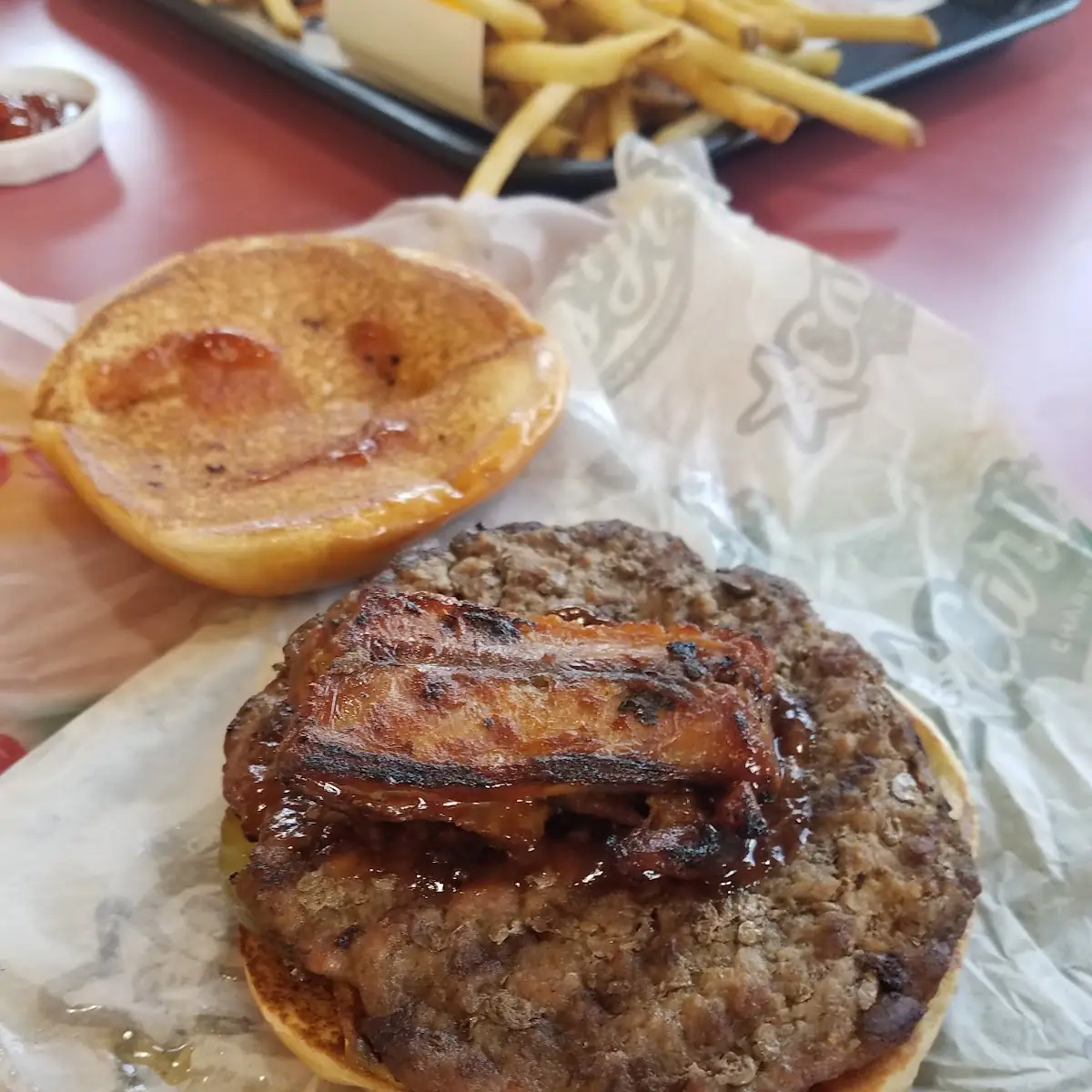 Baby Back Rib Burger