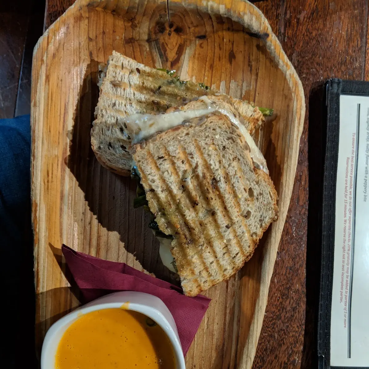 Swiss Grilled Cheese & Soup