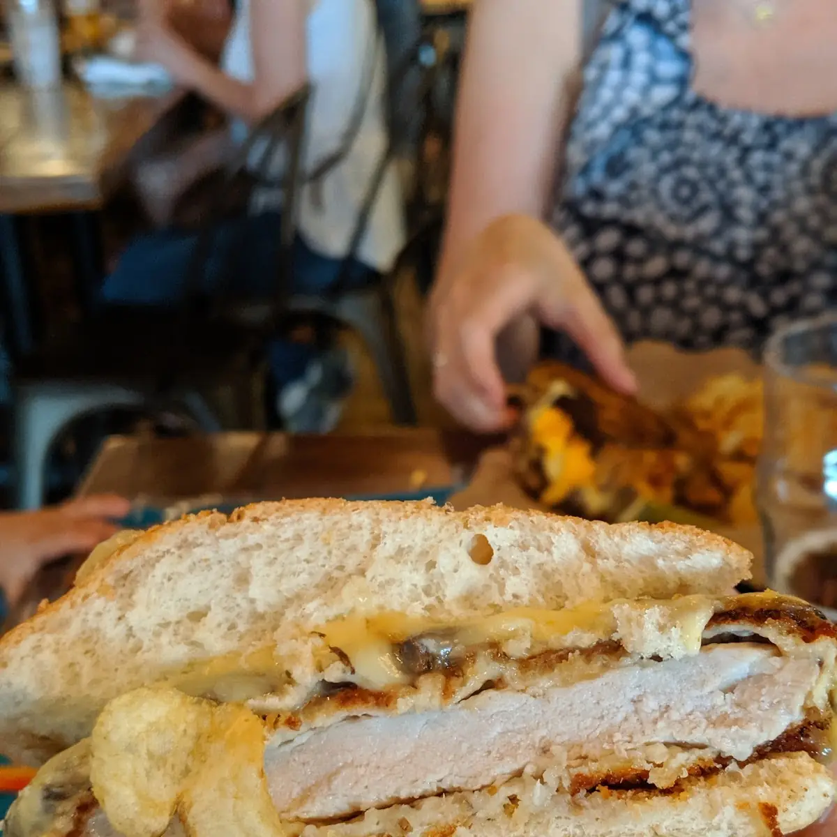 Pork Schnitzel Sandwich
